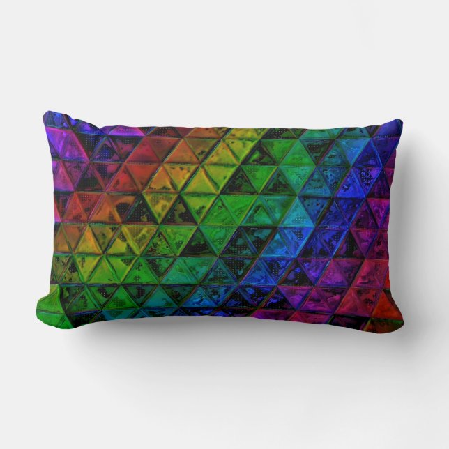 Pride Glass  Lumbar Pillow (Front)