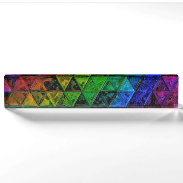 Pride Glass  Nameplate (Front)
