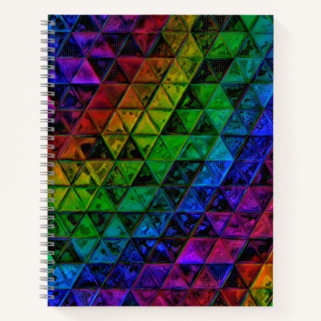 Pride Glass  Notebook (Front)