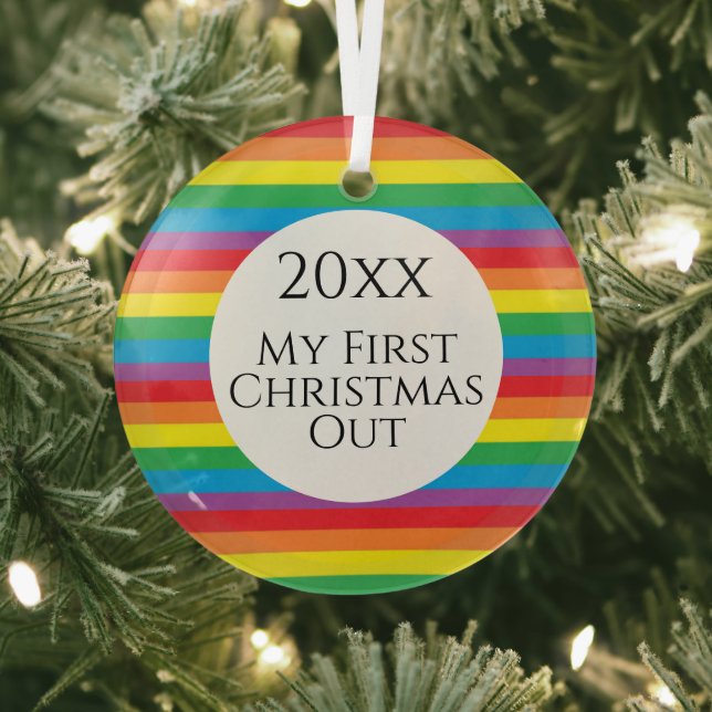 Pride  glass ornament (Insitu)