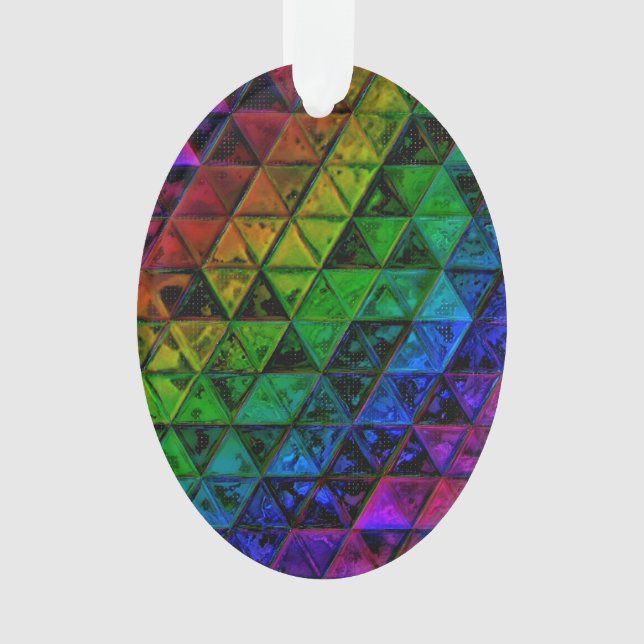 Pride Glass  Ornament (Front)