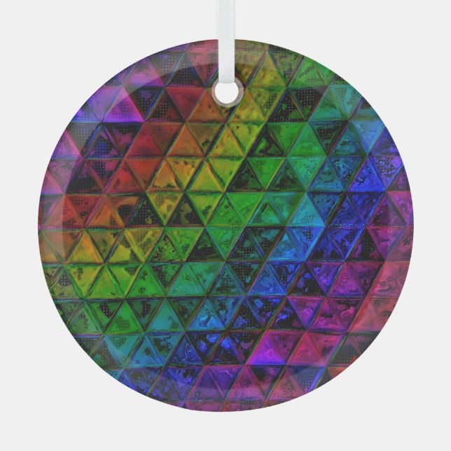 Pride Glass  Ornament (Front)