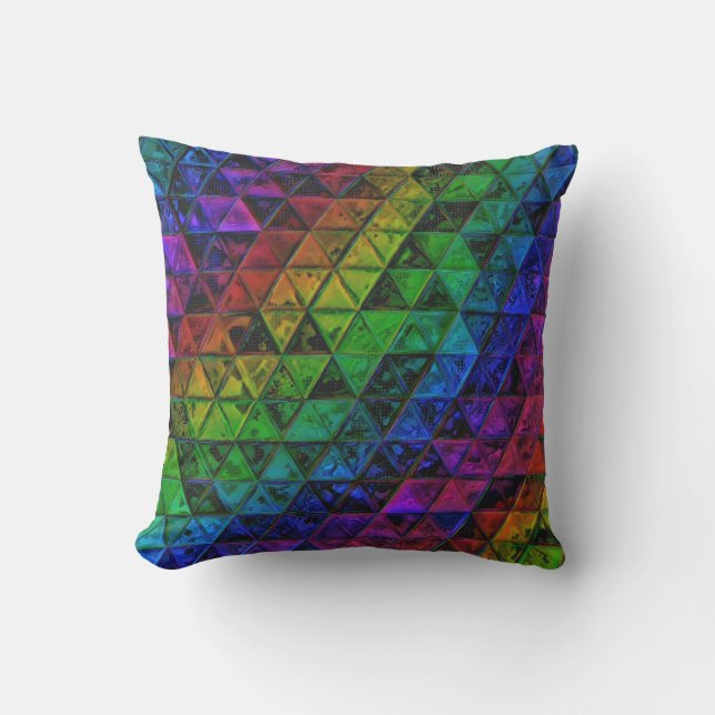 Pride Glass  Outdoor Pillow (Front)