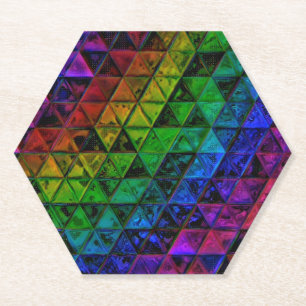 Pride Glass  Paper Coaster