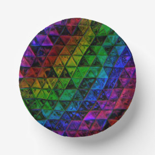 Pride Glass  Paper Plate