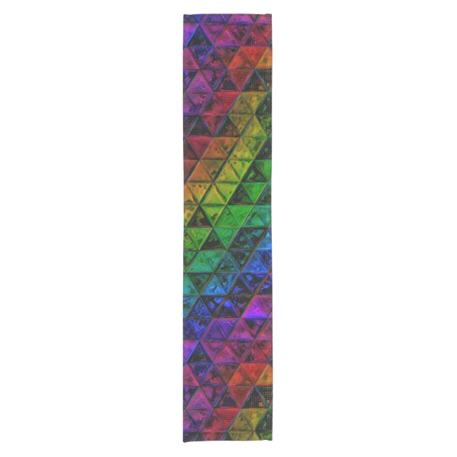 Pride Glass  Short Table Runner (Front)