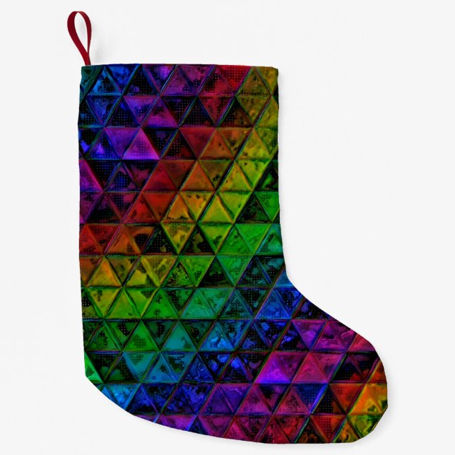 Pride Glass  Small Christmas Stocking (Front)