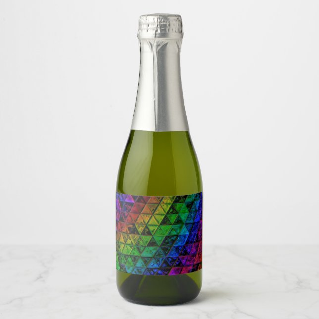 Pride Glass  Sparkling Wine Label (Front)
