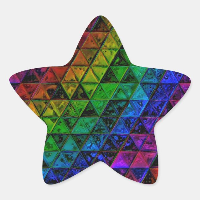 Pride Glass  Star Sticker (Front)
