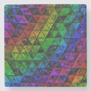Pride Glass Stone Coaster