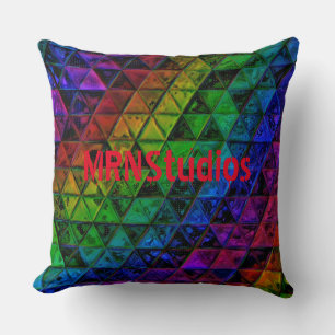Pride Glass Throw Pillow