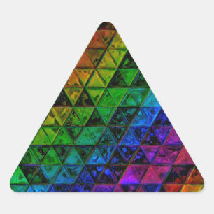 Pride Glass Triangle Sticker