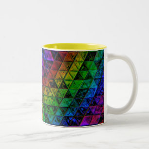 Pride Glass  Two-Tone Coffee Mug