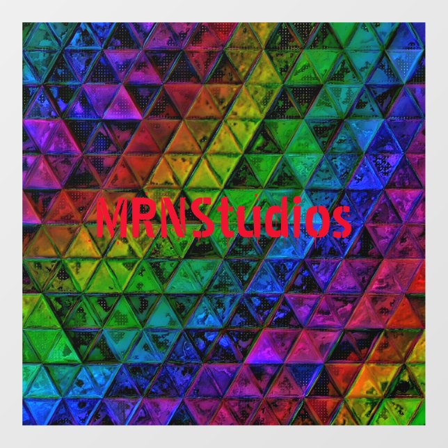 Pride Glass  Window Cling (Sheet)