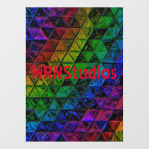 Pride Glass  Window Cling