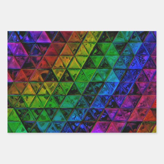 Pride Glass  Wrapping Paper Sheet (Front)