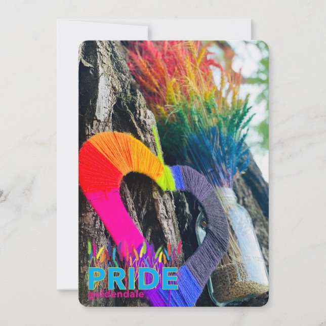 PRIDE Goldendale 5x7 Blank Greeting Card (Front)