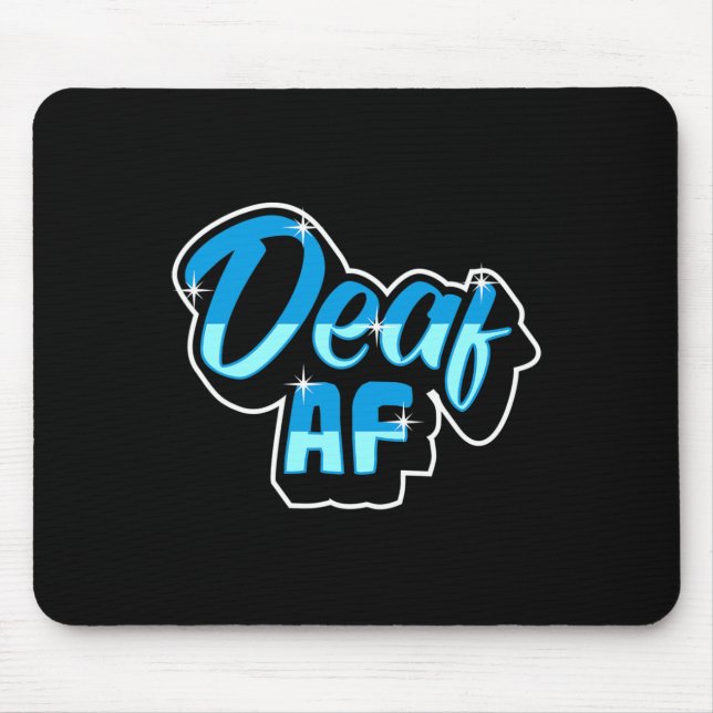 Pride Hearing Loss Awareness Deaf Awareness 3  Mouse Pad (Front)