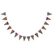Pride Heart bunting banner