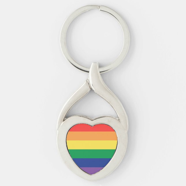 Pride Heart  Keychain (Front)