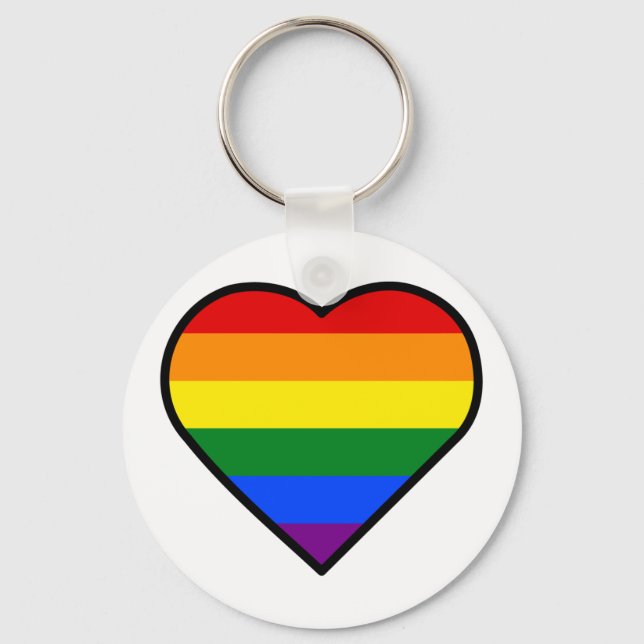 PRIDE HEART KEYCHAIN (Front)
