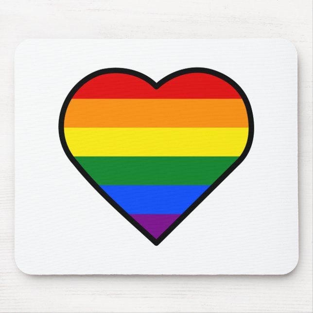 PRIDE HEART MOUSE PAD (Front)
