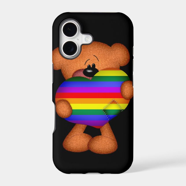 Pride Heart Teddy Bear (Back)