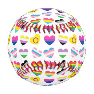 Pride Hearts Baseball