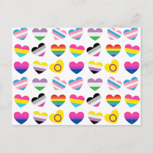 Pride Hearts Postcard