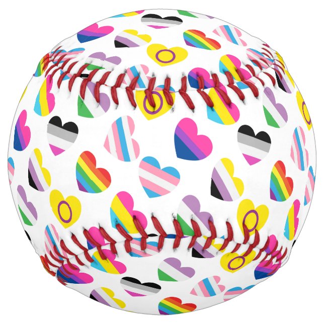 Pride Hearts Softball (Front)