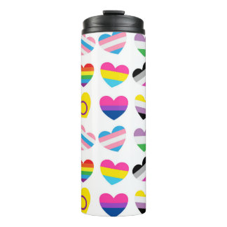 Pride Hearts Thermal Tumbler