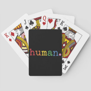 Pride Human LGBT Rainbow LGBTQ Equality Playing Cards