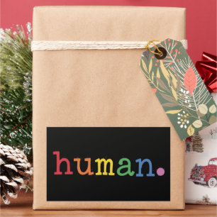 Pride Human LGBT Rainbow LGBTQ Equality Sticker