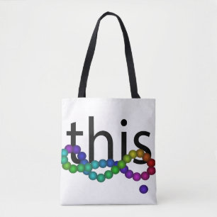PRIDE Human Rights Diversity Equality Rainbow Tote