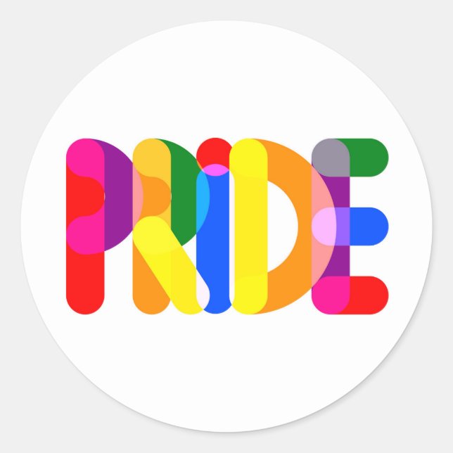 Pride in Design Classic Round Sticker (Front)