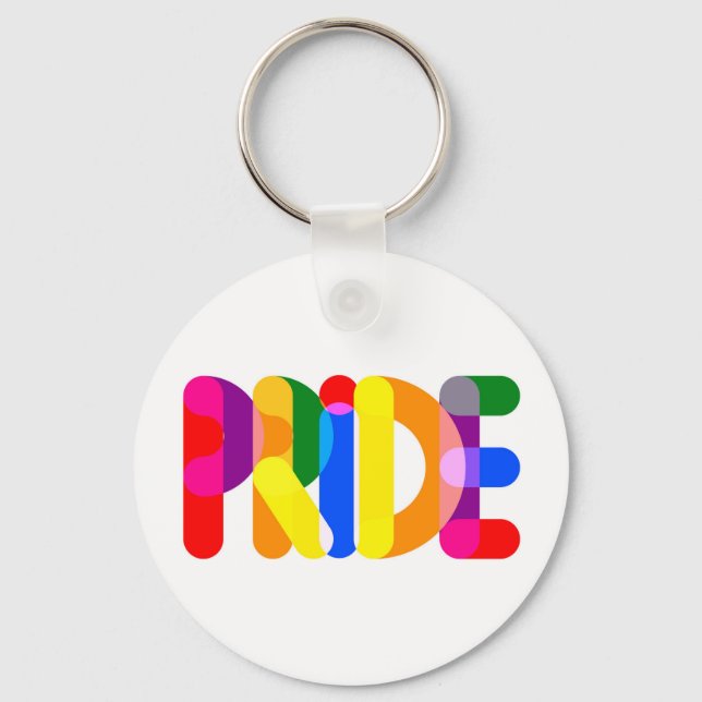Pride in Design Keychain (Front)