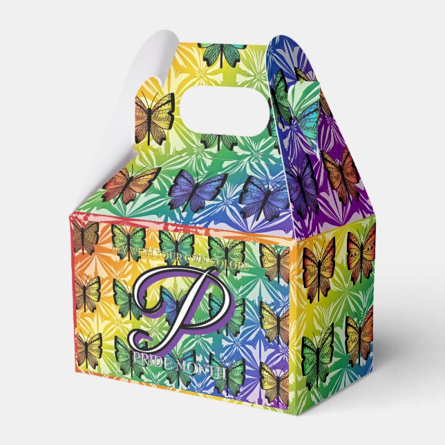Pride in Flight Collection Favor Box (Front Side)