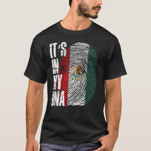 Pride In My DNA Mexican Vintage Distressed Apparel T-Shirt