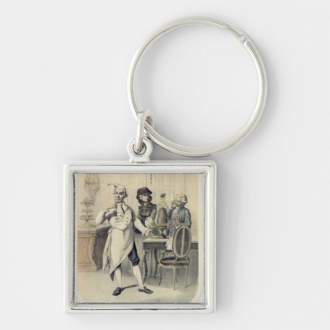 Pride in the Kitchen, from a series of prints depi Keychain (Front)