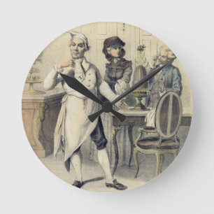 Pride in the Kitchen, from a series of prints depi Round Clock