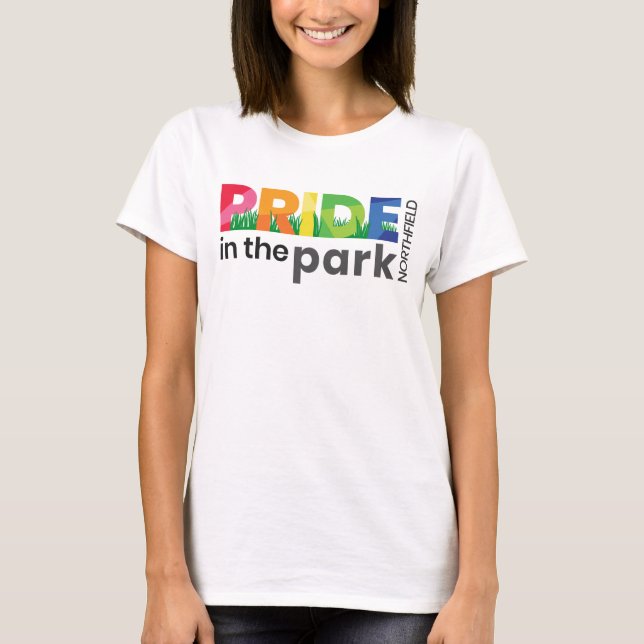Pride in the Park Northfield logo t-shirt (Front)