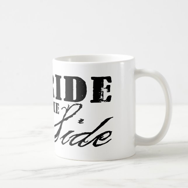 Pride in the Side - Riverside, CA Coffee Mug (Right)