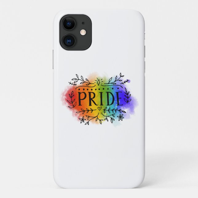 Pride in Watercolor Case-Mate iPhone Case (Back)
