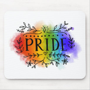 Pride in Watercolor Mouse Pad