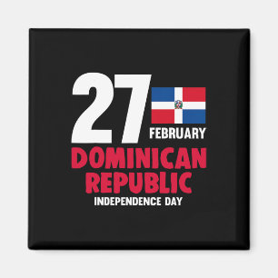 Pride Independence Day Dominican Republic Flag Magnet