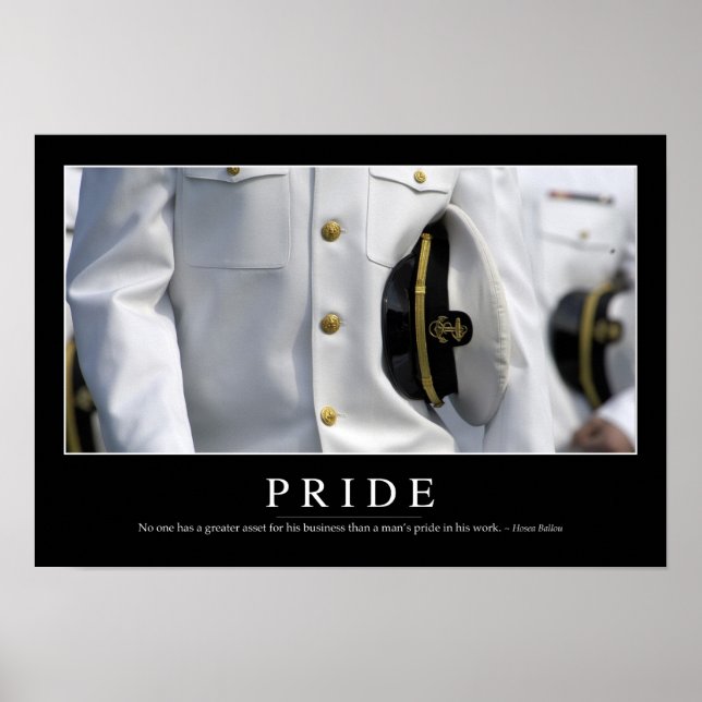 Pride: Inspirational Quote 2 Poster (Front)