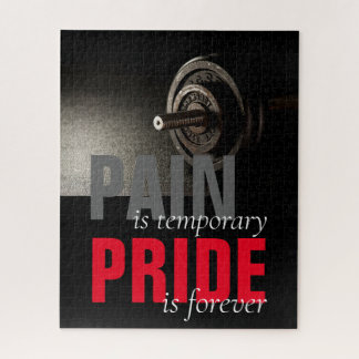 Pride is Forever Bodybuilding Motivational Jigsaw Puzzle