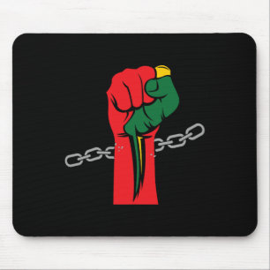 Pride Juneteenth Celebrating 1865 Juneteenth Afro Mouse Pad