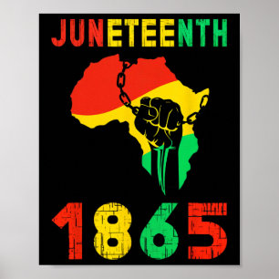 Pride Juneteenth June 19 Clothing Woman Poster