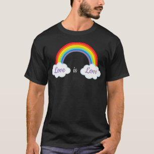 Pride Lgbt Gay Lesbian Love Wins Rainbow Flag T-Shirt